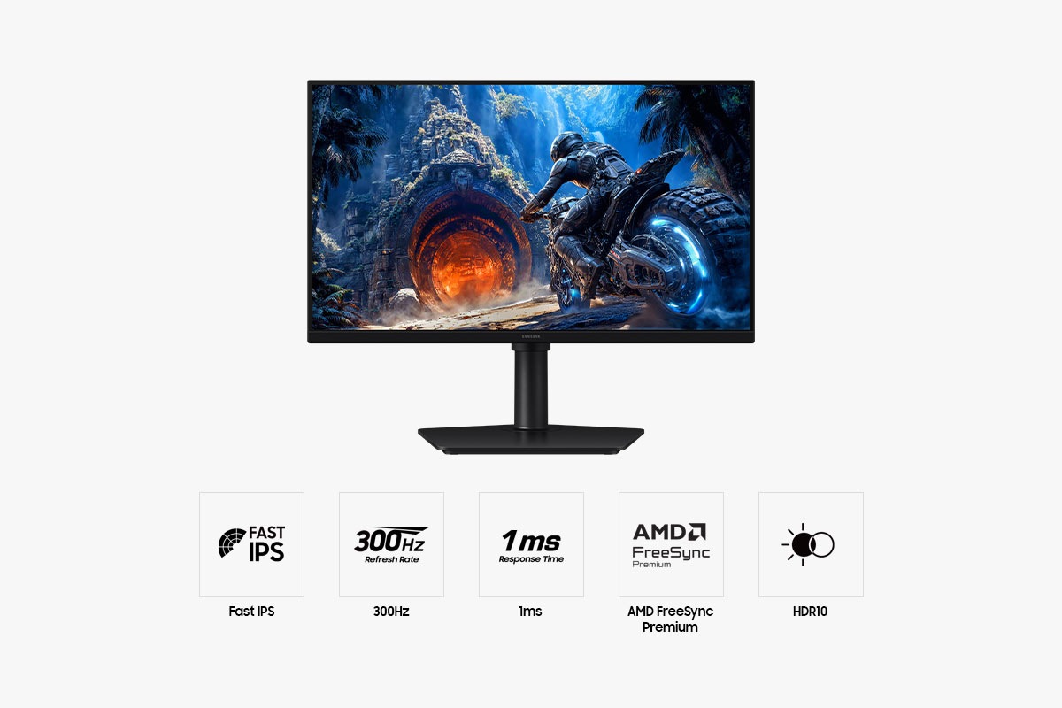 25" Odyssey G4 G40H FHD 300Hz Gaming Monitor Black