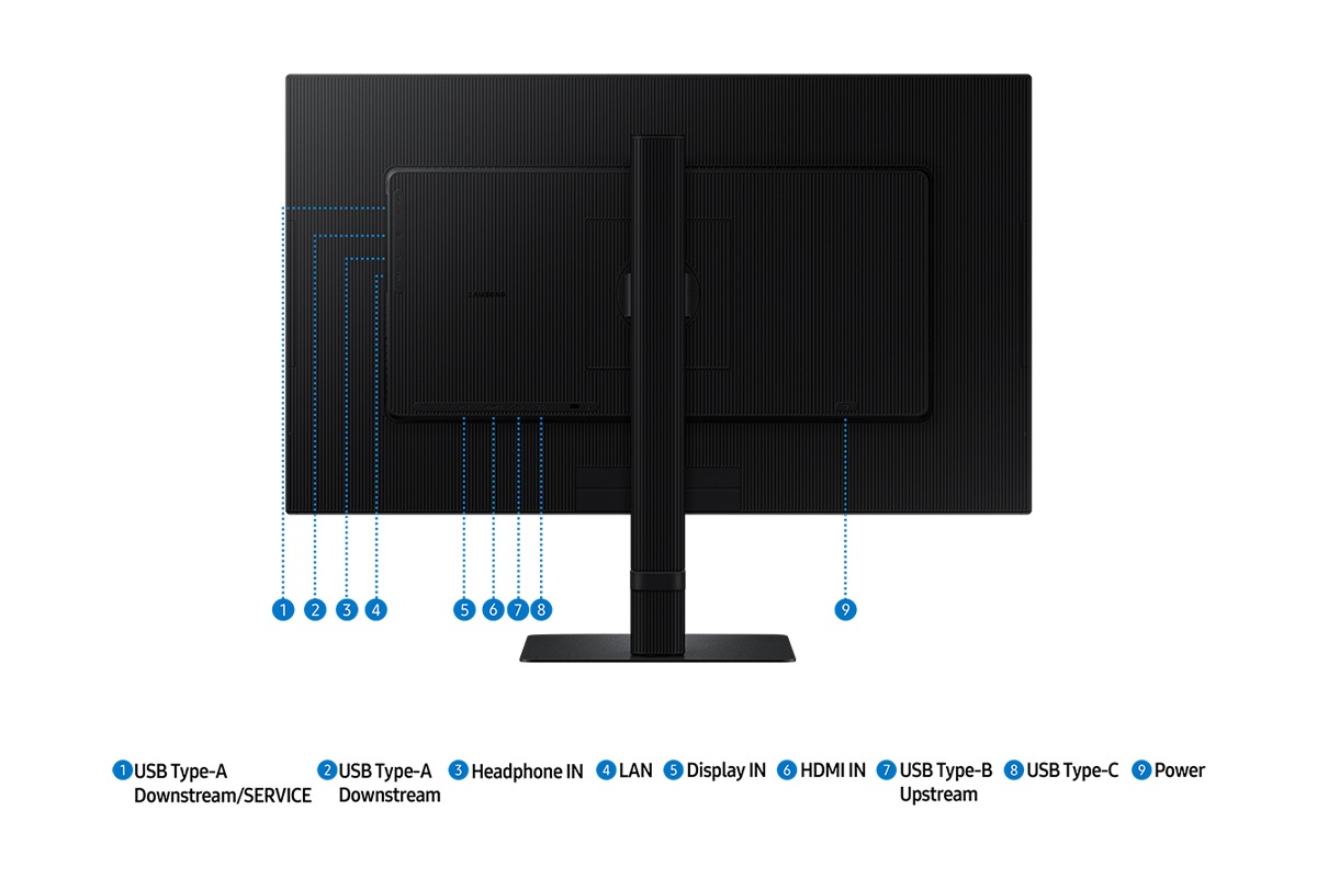 27"  ViewFinity S8 S80UD 4K Monitor Black