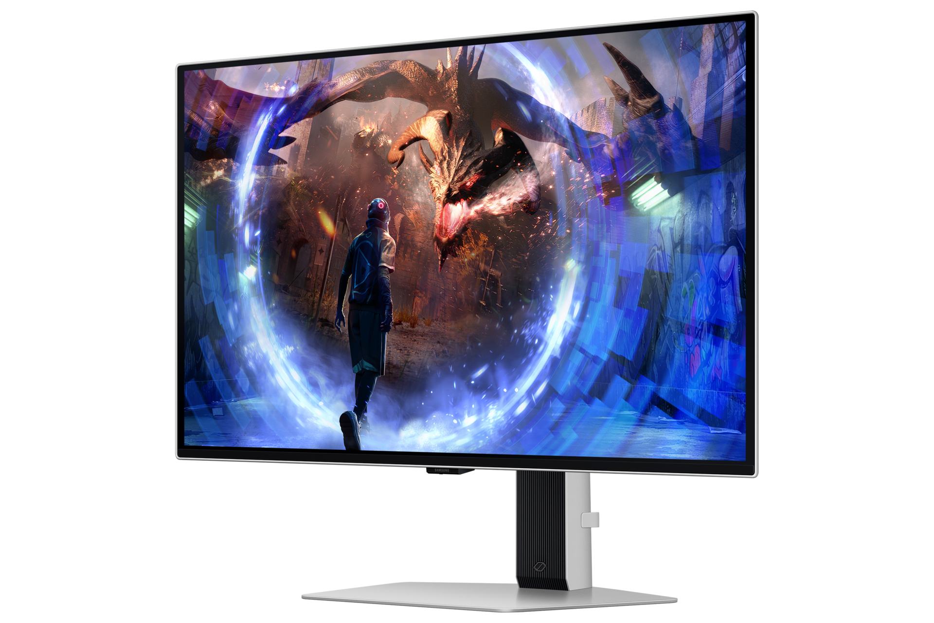 Checkout the right view of Samsung 27" Odyssey OLED G6 Gaming Monitor, available for purchase in NZ
