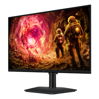 Odyssey G5 G50F QHD 180Hz Gaming Monitor R-perspective Black 