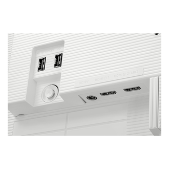 27" Smart Monitor M5 M50F FHD Detail-Connectivity1 White 