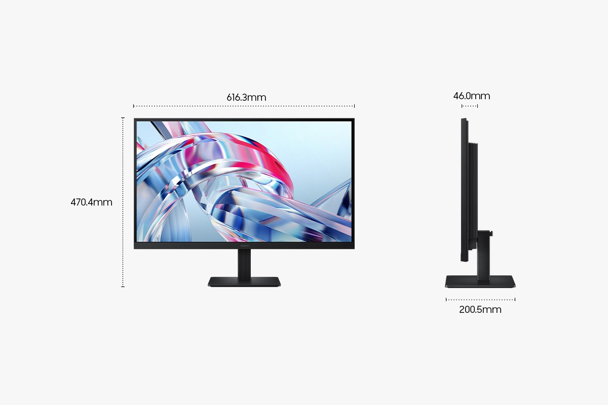27" ViewFinity S7 S70H 4K Monitor Black