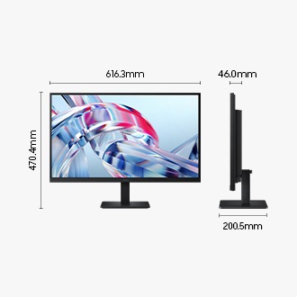 27" ViewFinity S7 S70H 4K Monitor Black