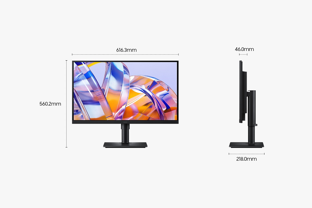 27" ViewFinity S8 S80UH 4K Monitor Black