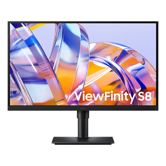 ViewFinity S8 S80UH 4K UHD Monitor Front Black 