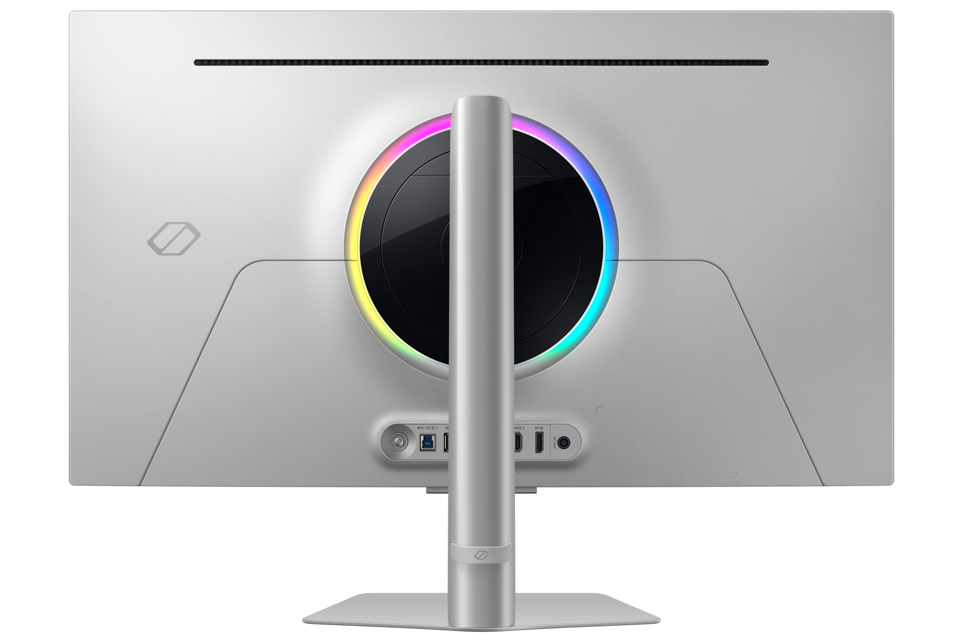 Back view of Samsung 32" Odyssey OLED G8 G80SD UHD 240Hz Gaming Monitor