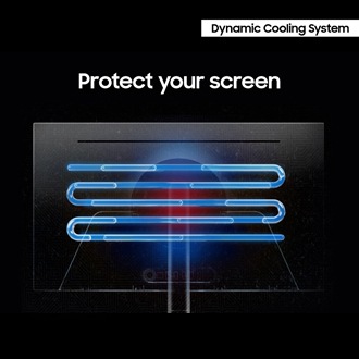 Protect your screen with dynamic cooling system.