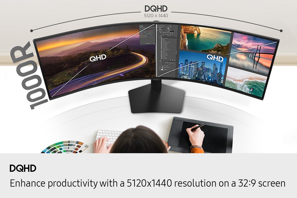 49" ViewFinity S9 S95UF DQHD Monitor Black