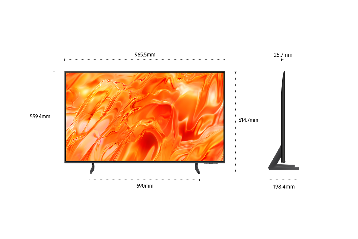 43" Neo QLED QN70H 4K Samsung Vision AI Smart TV (2026) Black