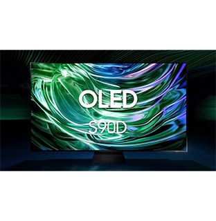 A Samsung OLED S90D TV.
