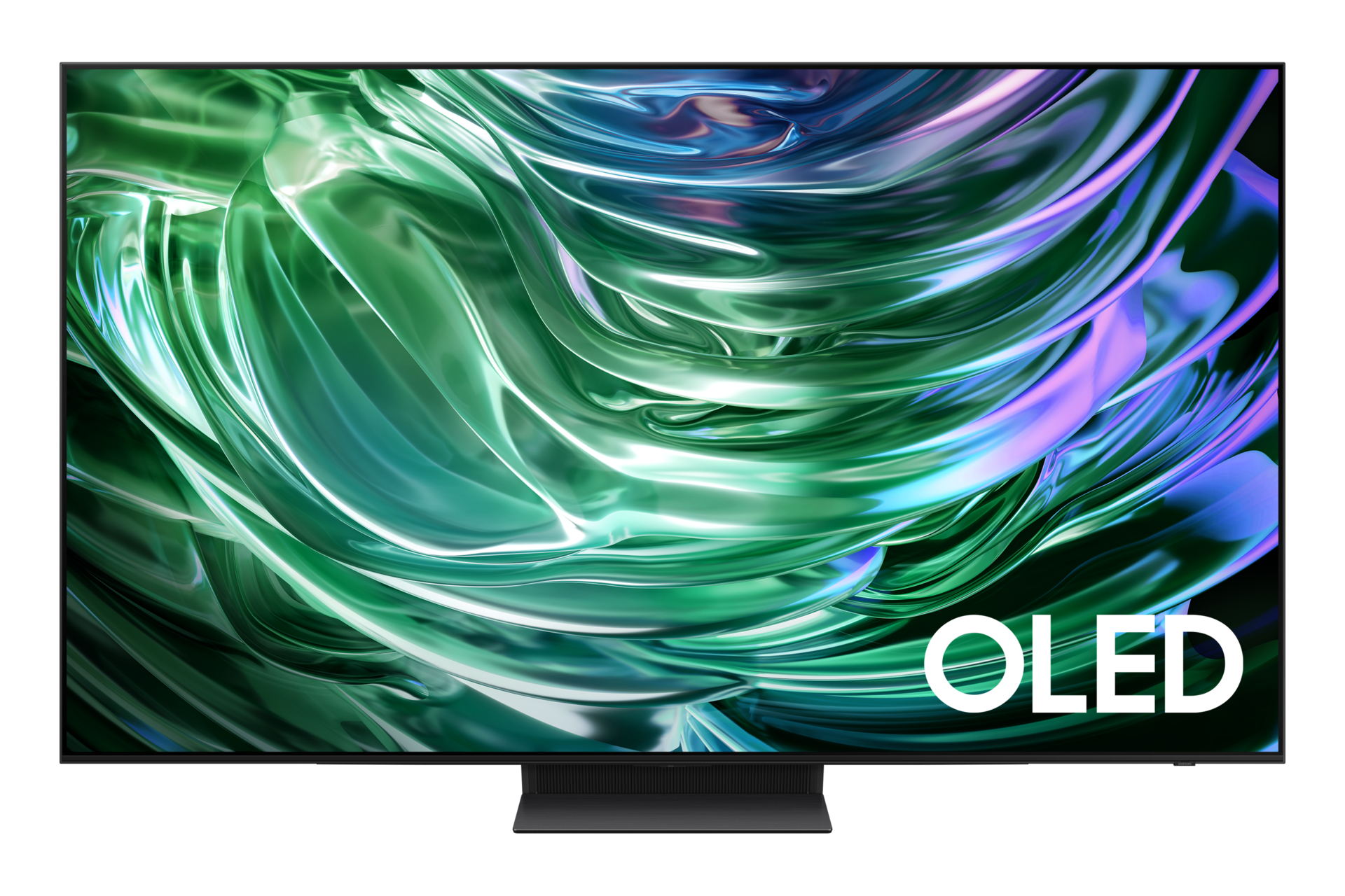 Front of the Samsung S90D 48-inch OLED 4K Tizen OS Smart TV, available at a great price at Samsung NZ