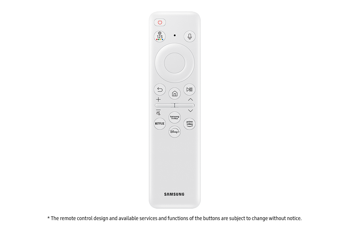 Samsung Solarcell One Remote which can control Samsung 2024 The Frame LS03D