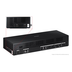 Samsung 2024 (55/65/75/85) inch The Frame LS03D has USB, HDMI, LAN, atenna ports and etc. on One Connect box.
