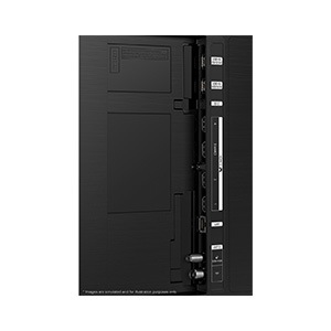 Samsung 2024 Neo QLED Q70D has USB, HDMI, LAN, antenna ports and etc. on the side