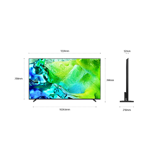 55" Neo QLED QN80H 4K Samsung Vision AI Smart TV (2026) Titanium Black
