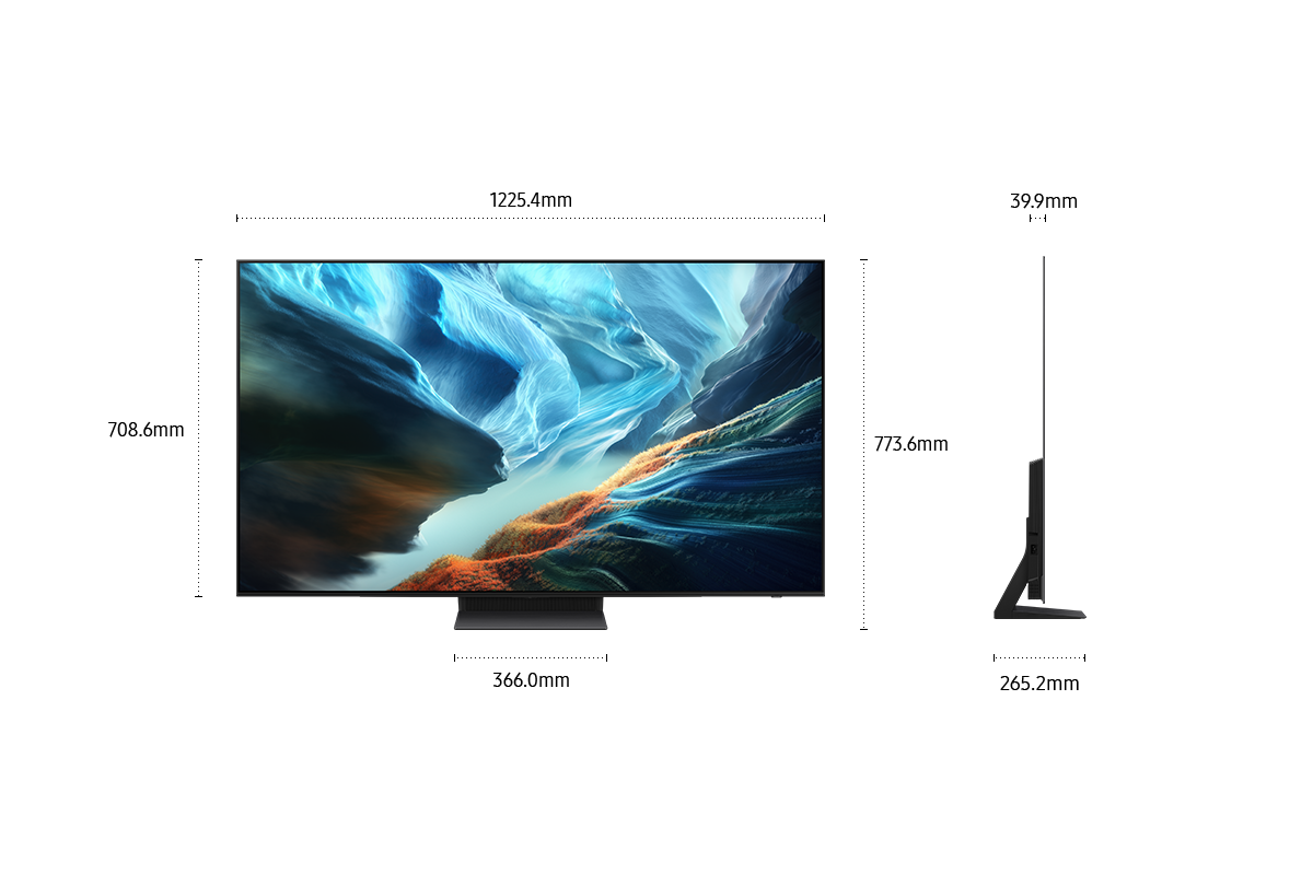 55" OLED S90H 4K Samsung Vision AI Smart TV (2026) Graphite