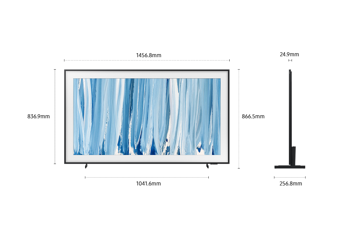65" The Frame Pro LS03HW 4K Samsung Vision AI Smart TV (2026) Black