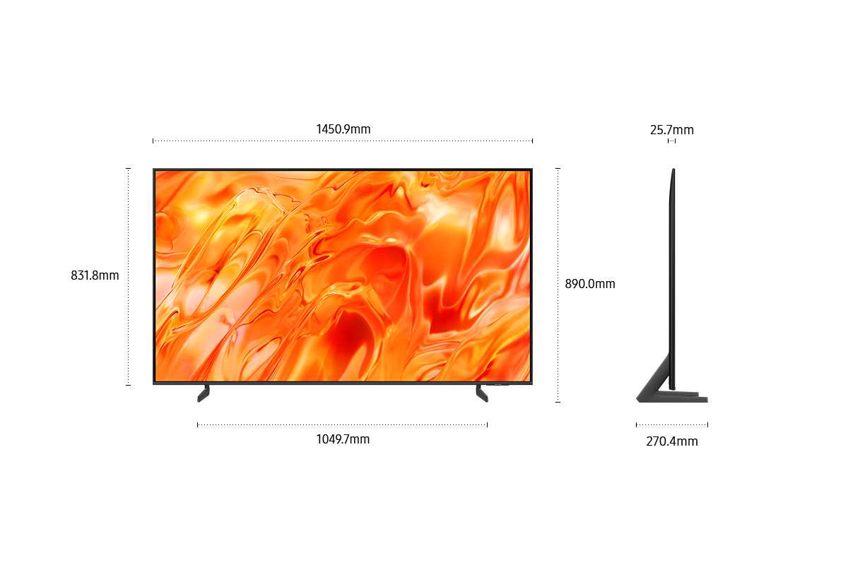 65" Neo QLED QN70H 4K Samsung Vision AI Smart TV (2026) Black