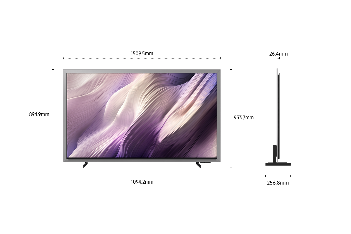 65" OLED S95H 4K Samsung Vision AI Smart TV (2026) Silver