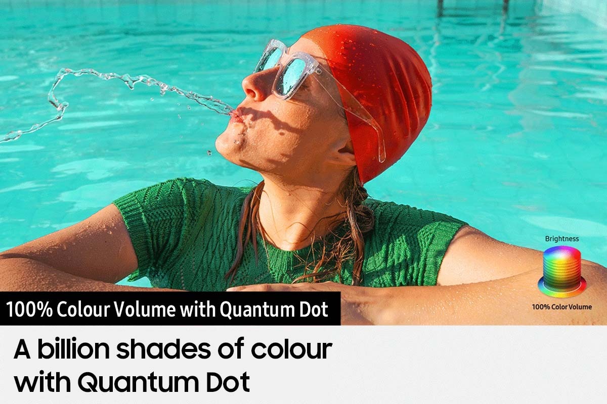 QLED TV Q70D with Colour volume 100% can deliver full range of colour