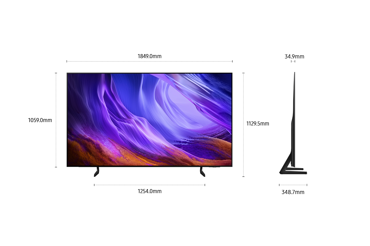83" OLED S85H 4K Samsung Vision AI Smart TV (2026) Graphite