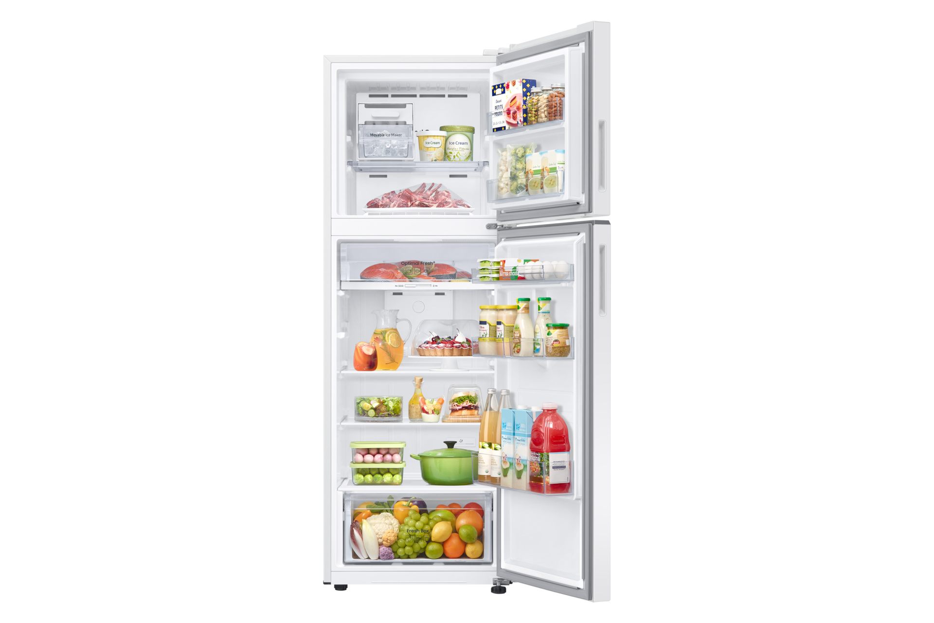 front-open-with-food White