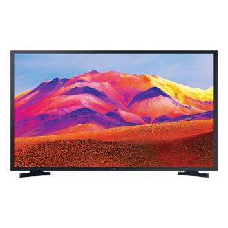 32 inch TVs - Immerse in a world of colours and stunning visual details with intelligent Smart Hub in Samsung Smart TV. - front Black