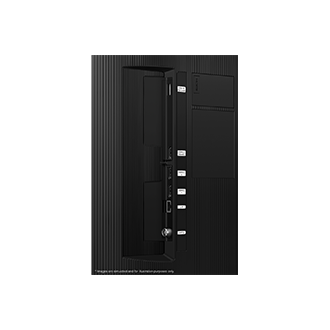 Samsung 2024 Crystal UHD 4K DU7700 has USB, HDMI, LAN, antenna ports and etc. on the side.