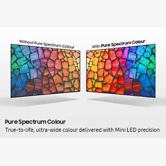 Mini LED M70H 4K Samsung Vision AI Smart TV (2026) Titanium Black