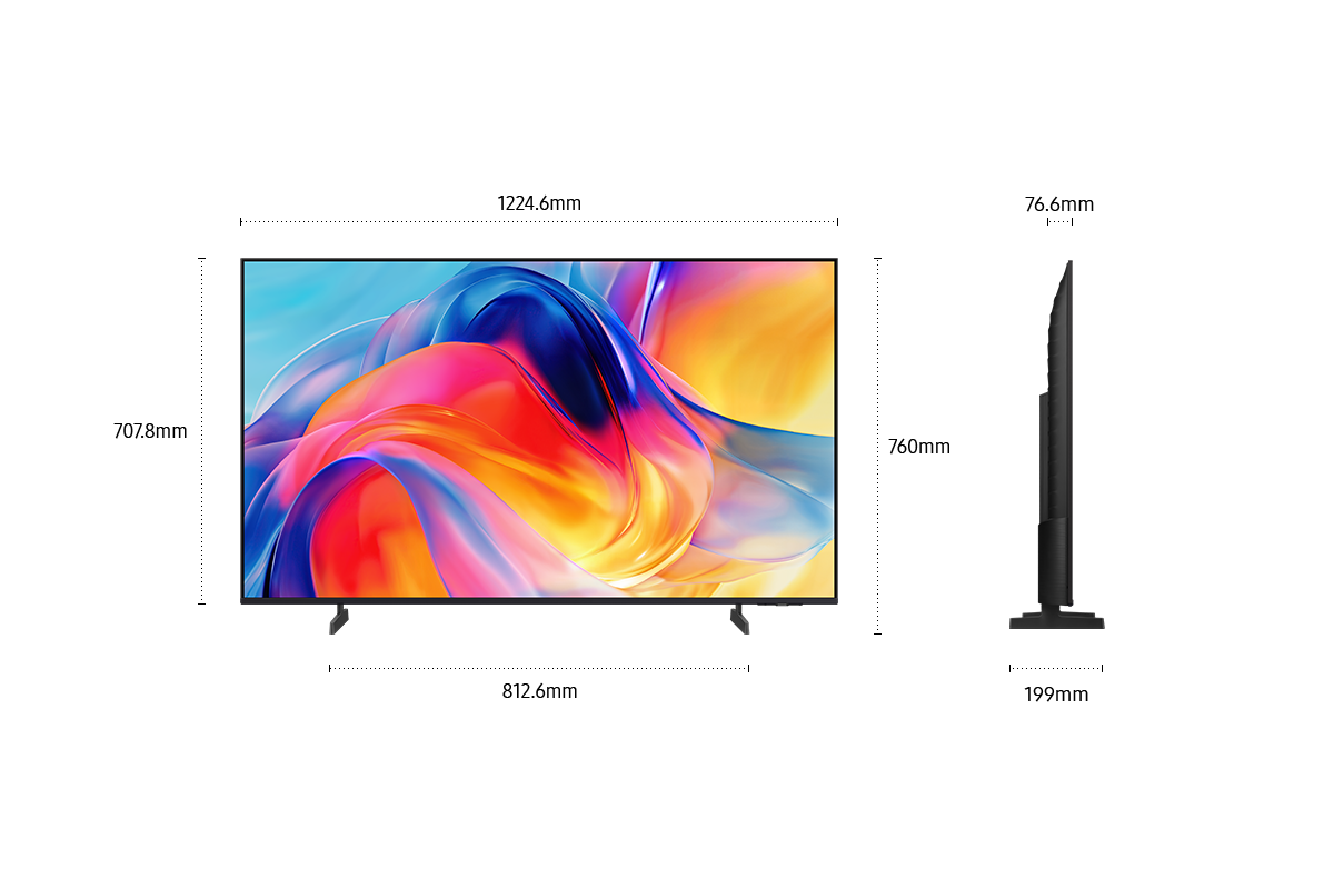 Mini LED M70H 4K Samsung Vision AI Smart TV (2026) Titanium Black