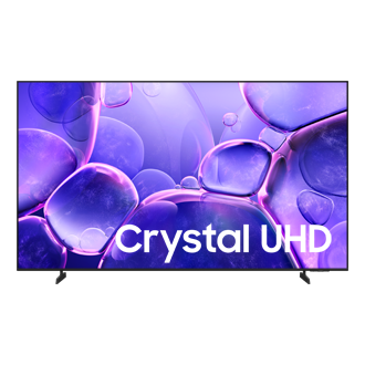 65" Crystal UHD UE100F 4K Smart TV (2025) Front Black 