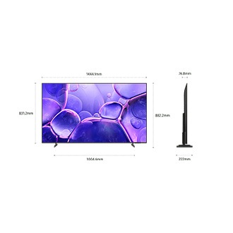 65" Crystal UHD UE100F 4K Smart TV (2025) Black