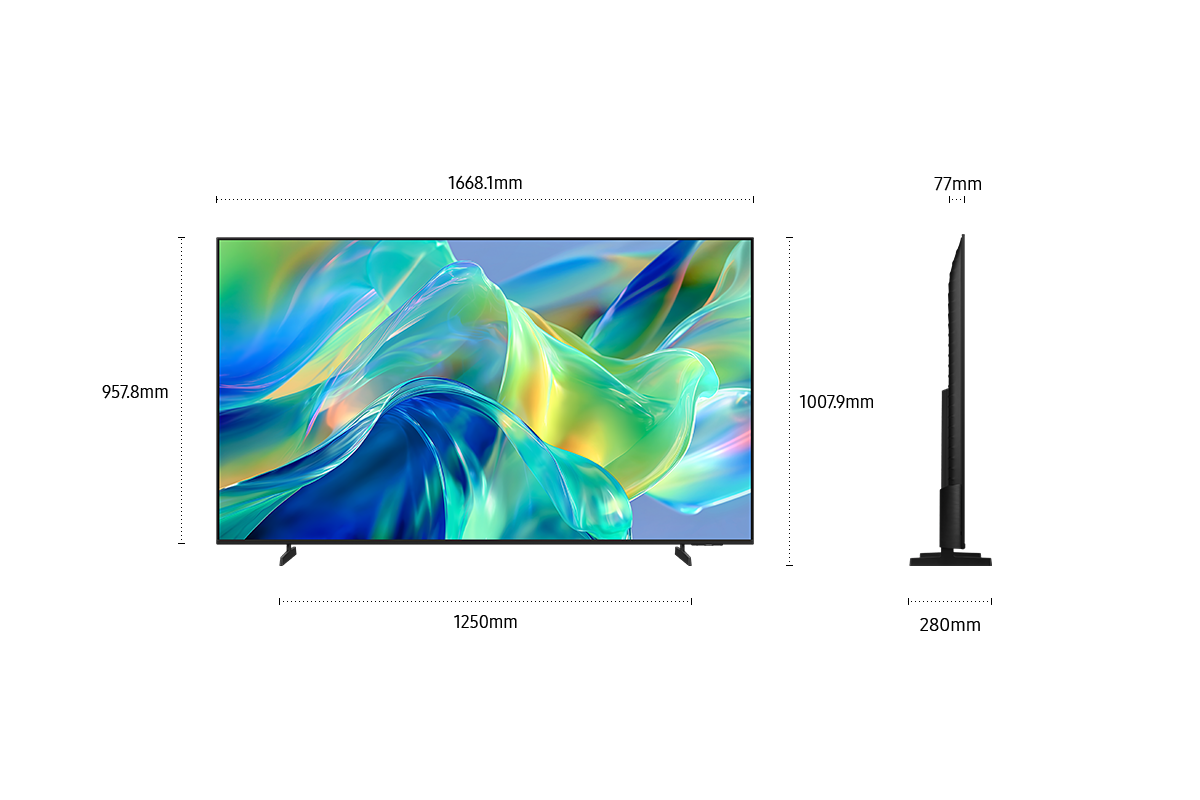 75" Mini LED M1EH 4K Samsung Vision AI Smart TV (2026) Black