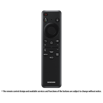 Samsung Solarcell One Remote which can control Samsung 2024 Crystal UHD DU7700