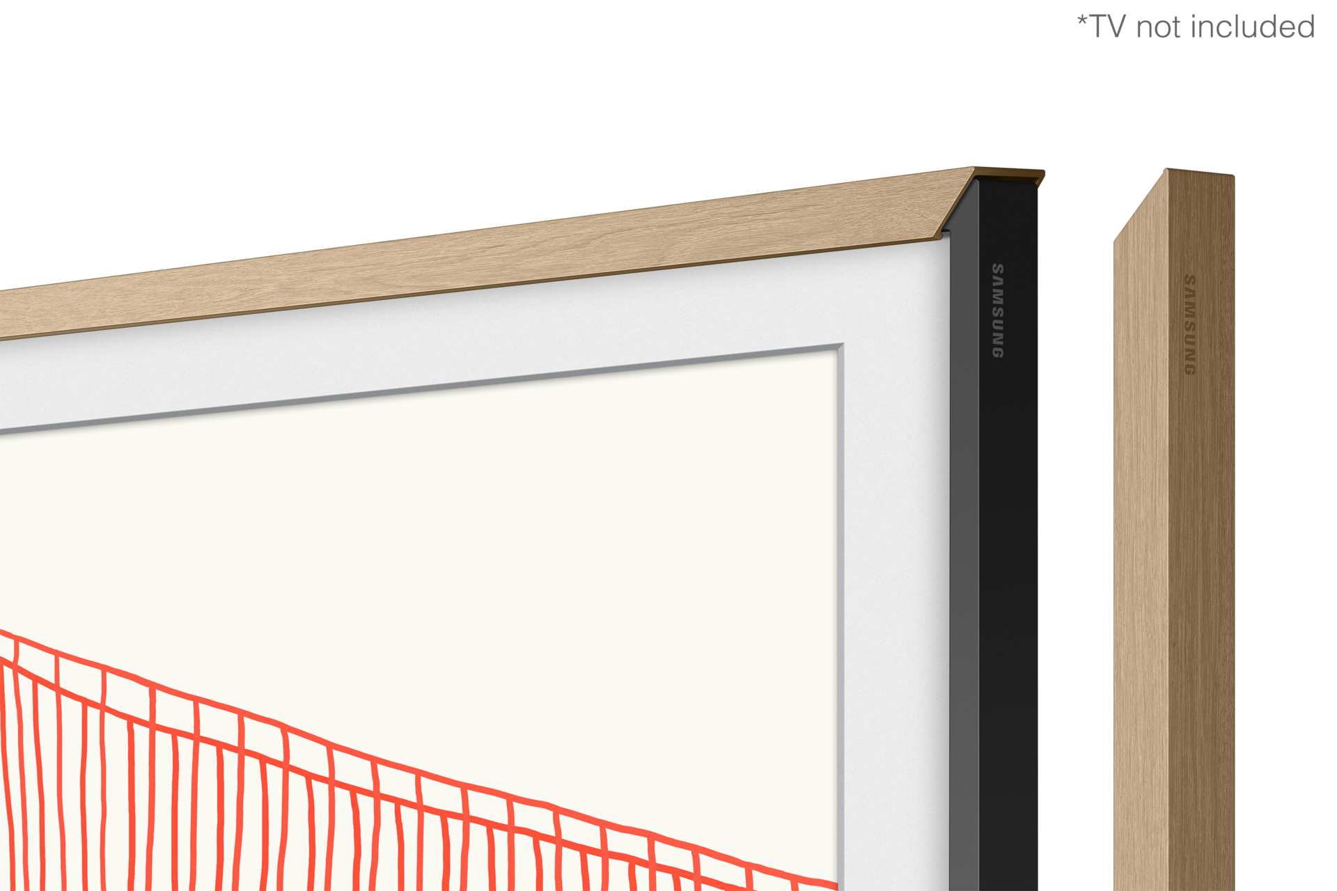 Download Modern Bezel For The Frame Tv 43 Teak Samsung Support Nz