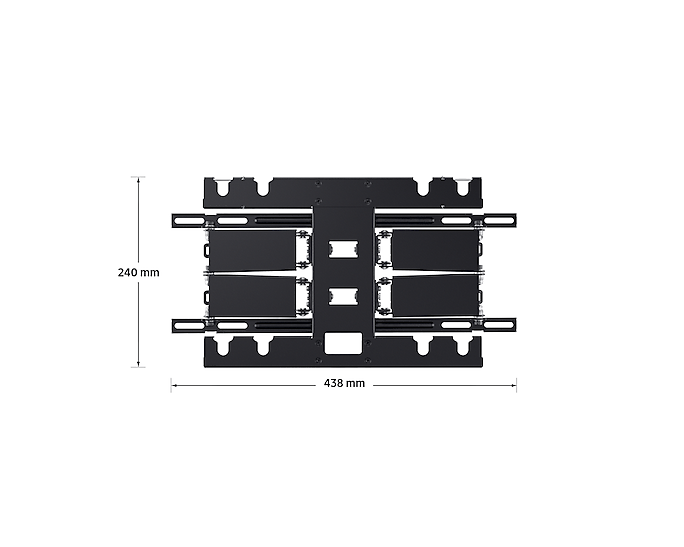 Dimension of Samsung Full Motion Slim Wall Mount (240 x 438 mm) VWMN-B05FB