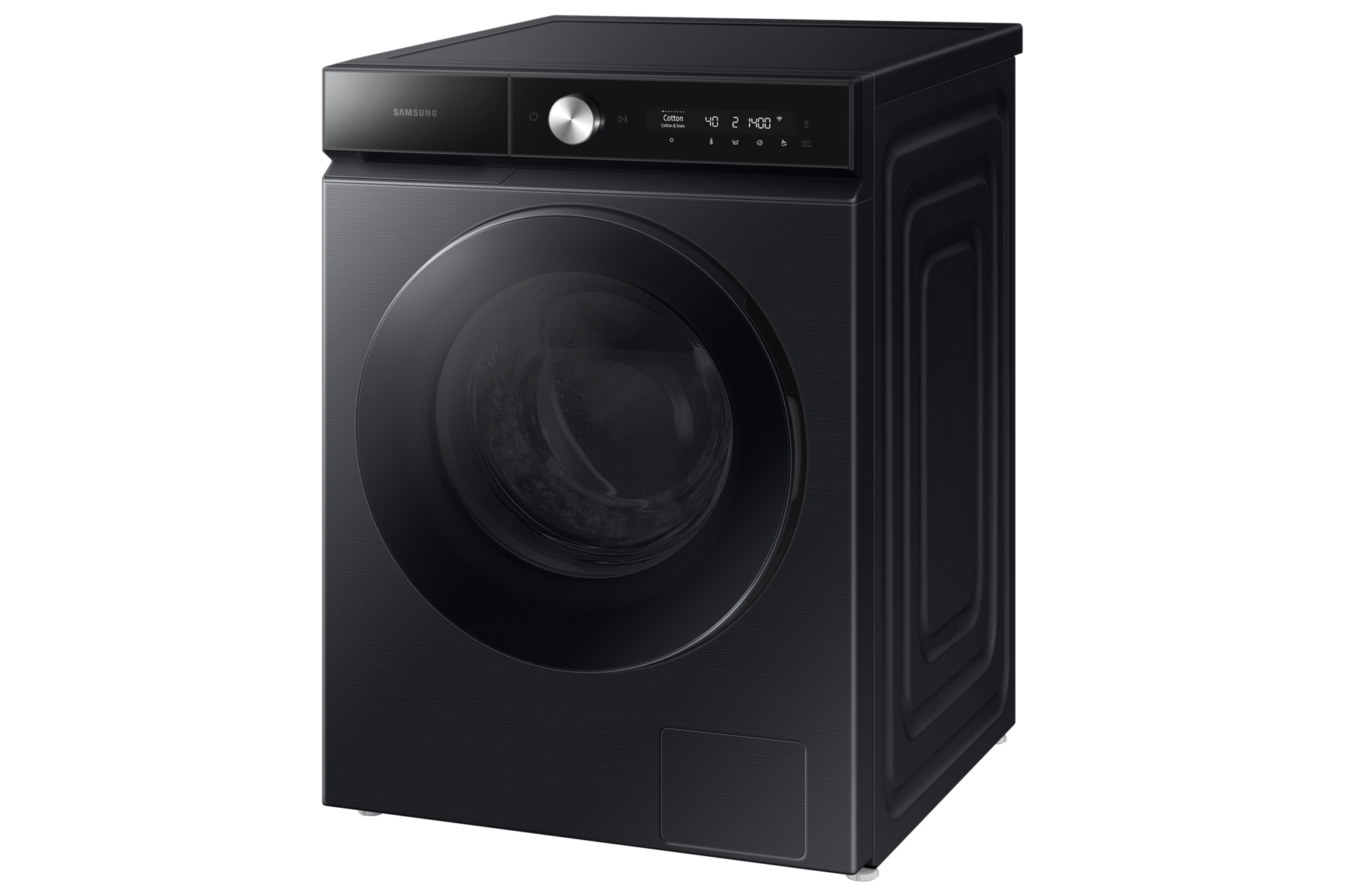 Bespoke Front-load Washer Auto Dose 12kg R-Perspective Black 