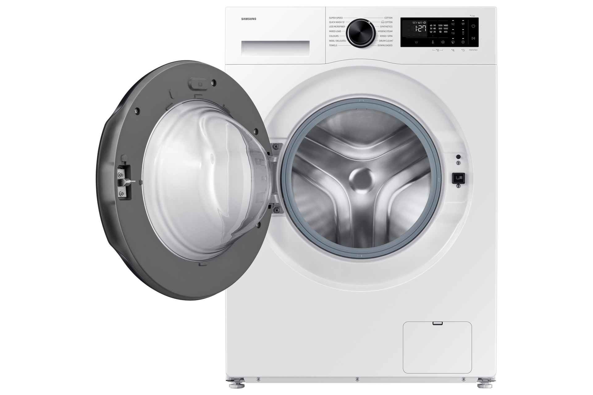 Front-load Washer AI Bubblewash 9kg Front-Open White 