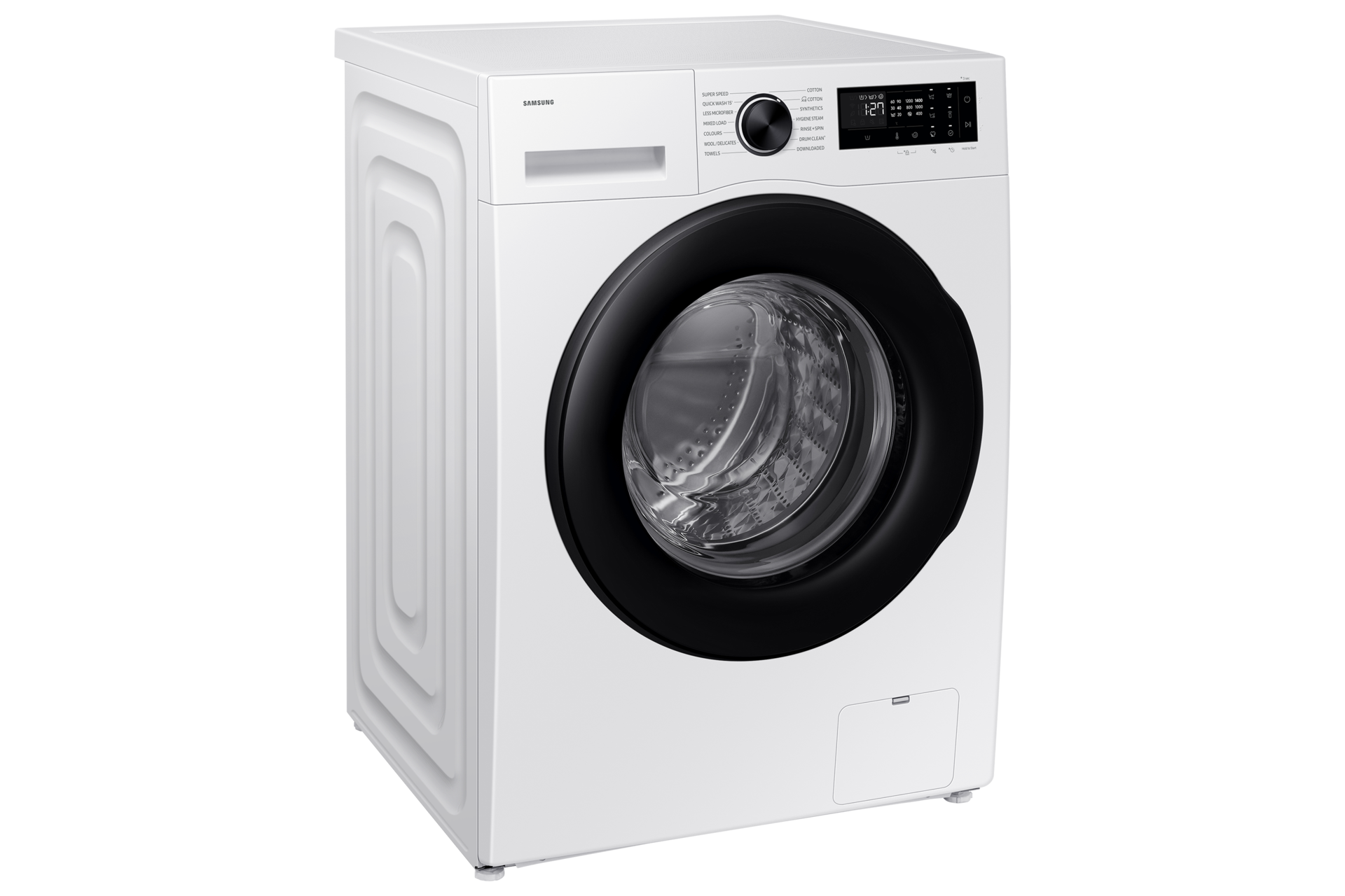 Front-load Washer AI Bubblewash 9kg L-Perspective White 