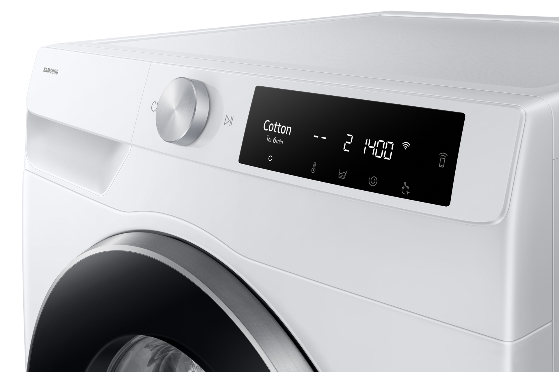 Front-load Washer Auto Dose 9kg Panel-Control1 White 