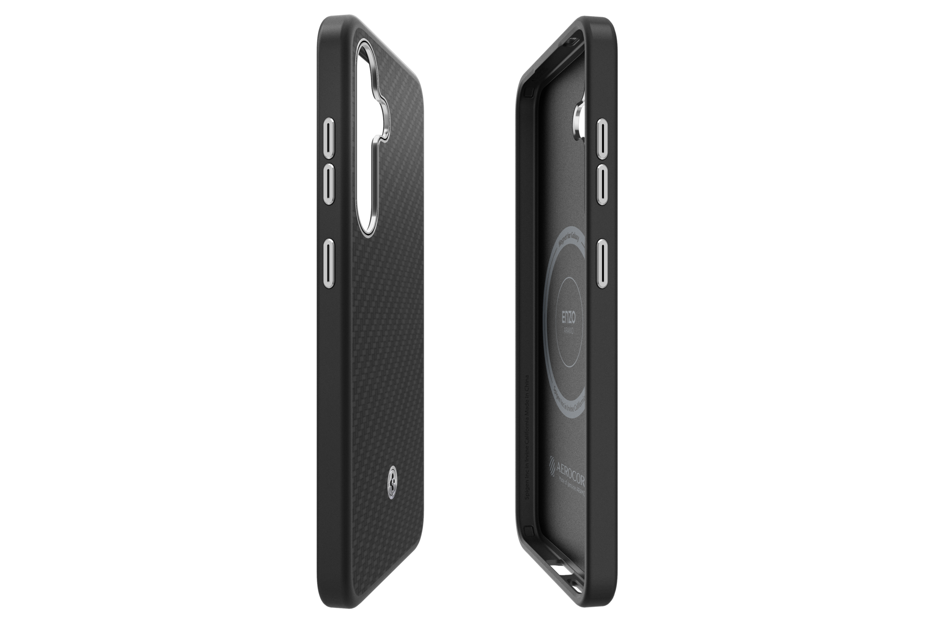 side Black Silver