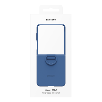 Galaxy Z Flip7 Ring Case (Silicone) Package Blue 