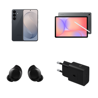 S26FE 128GB Graphite + S10 Lite 128GB Gray + Buds Core Black + Adapter 15W