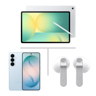 Galaxy S26 SkyBlue + Buds4 + Tab S10FE+ SkyBlue