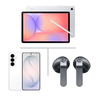 Galaxy S26 White + Buds4 + Tab S10lite White