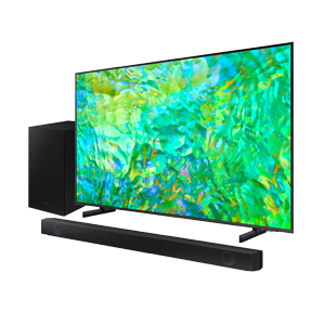 Televisor Samsung Smart TV 85 Crystal UHD 4K UN85CU8000GXPE (Nuevo) +  Soundbar Samsung Bluetooth 3.1.2 CH HW-Q600C/PE