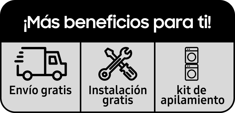 ¡Disfruta del envío e instalación GRATIS + kit de apilamiento de regalo!