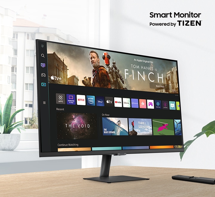 Monitor Smart Tizen de 32 pulgadas con pantalla Ultra HD 4K y Bluetooth  Negro Samsung