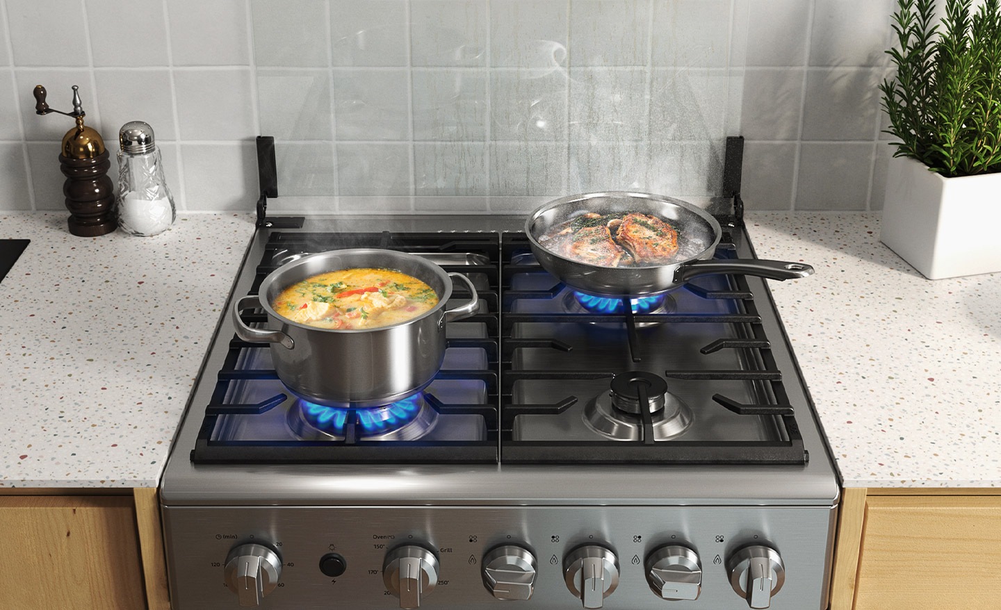 Gas Cooker Samsung Gas Stove Grill Plate Plate Cooktops With