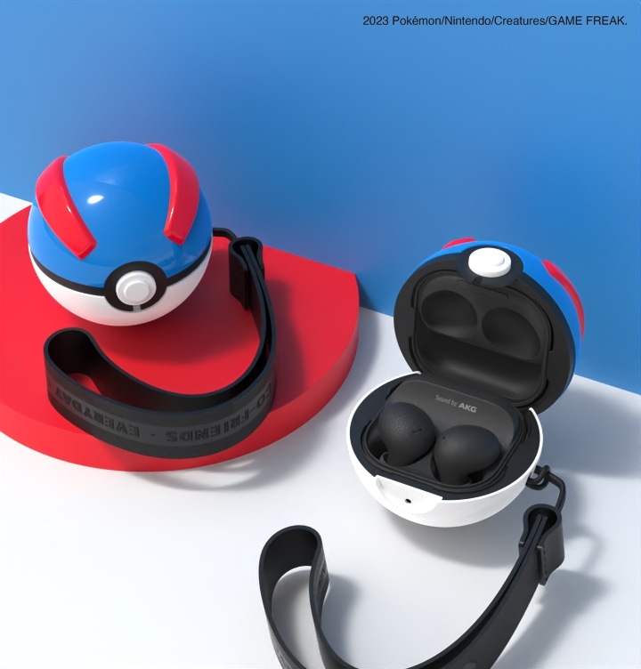 Pokémon Greatball Eco-Friends Cover for Galaxy Buds2 Pro Blue